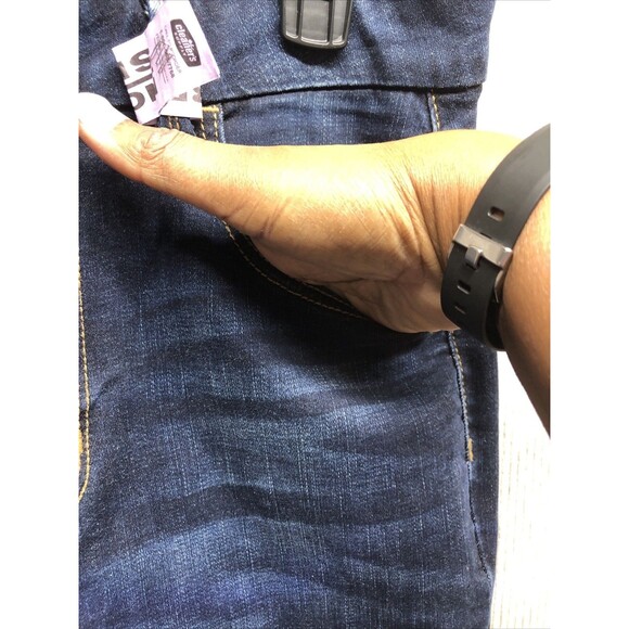 No Boundaries Junior Womens Jeggings Size 13 Dark Wash Super High Rise - Picture 7 of 16